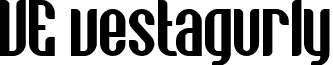 VE vestagurly font - SA_0294_vastagurly_display.ttf