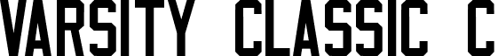 Varsity Classic C font - VARSCCN_.TTF
