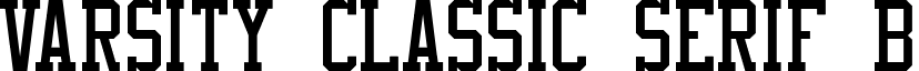 Varsity Classic Serif B font - VARSCSBL.TTF