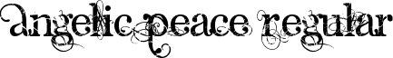 Angelic Peace Regular font - Angelic Peace.ttf