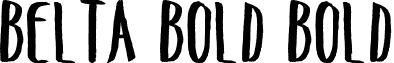 Belta Bold Bold font - Belta Bold font.ttf