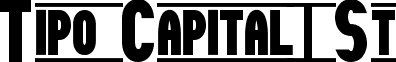 Tipo Capital1 St font - Tipo Capital1 St.ttf