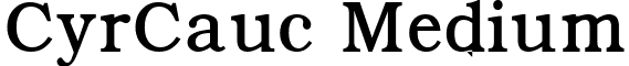 CyrCauc Medium font - CyrCauc   Medium font.ttf