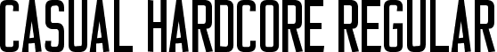 Casual Hardcore Regular font - Casual Hardcore.otf