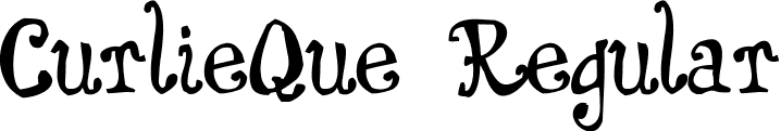 CurlieQue Regular font - CurlieQue Regular font.ttf