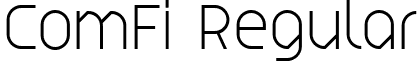 ComFi Regular font - ComFi.ttf