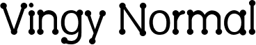 Vingy Normal font - Vingy Normal.ttf