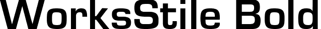 WorksStile Bold font - WorksStile Bold.ttf