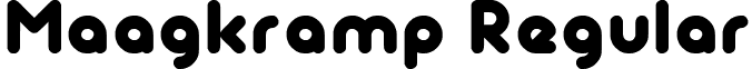 Maagkramp Regular font - maagkramp.ttf