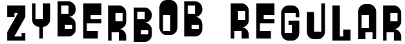 ZyberBob Regular font - ZyberBob.ttf
