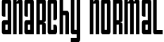 Anarchy Normal font - anarch.ttf