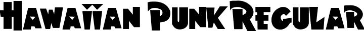 Hawaiian Punk Regular font - hpunk.ttf