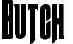 Butch & Sundance Bold font - butchsundancebold.ttf