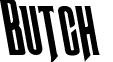 Butch & Sundance Leftalic font - butchsundanceleft.ttf