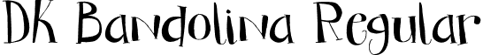 DK Bandolina Regular font - DK Bandolina.otf