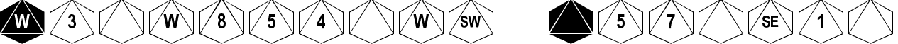 Octohedron Regular font - Octohedron.ttf