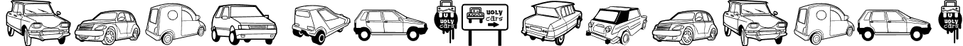 Ugly Cars Regular font - Ugly Cars.ttf