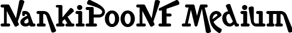 NankiPooNF Medium font - nankipoonfmedium.ttf