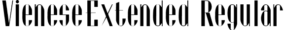 VieneseExtended Regular font - vieneseextended.ttf