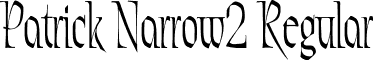 Patrick Narrow2 Regular font - unical-blackletter-medievalpatrick-narrow2-regular.ttf