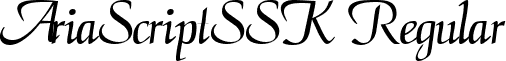 AriaScriptSSK Regular font - unical-blackletter-medievalariascriptssk-regular.ttf