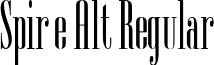 Spire Alt Regular font - spirealt.ttf