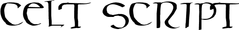 Celt Script font - celtscript.ttf