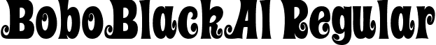 BoboBlackAl Regular font - BOBOBLA_.TTF