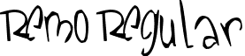 Remo Regular font - ji-papyri.ttf