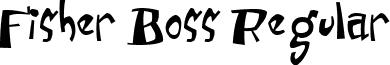 Fisher Boss Regular font - ji-evokes.ttf