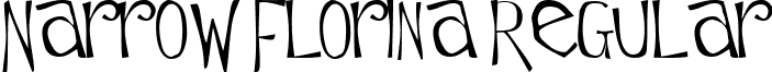 Narrow Florina Regular font - ji-luggie.ttf