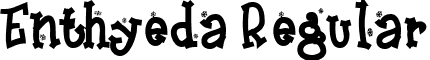 Enthyeda Regular font - ji-dunams.ttf