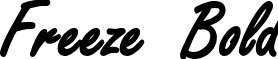 Freeze Bold font - freezebold.ttf