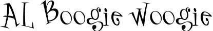 AL Boogie Woogie font - alboogiewoogie.ttf