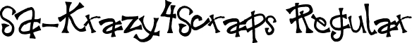 SA-Krazy4Scraps Regular font - sa-krazy4scraps.ttf