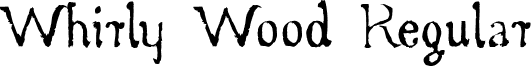 Whirly Wood Regular font - Whirly_Wood.ttf