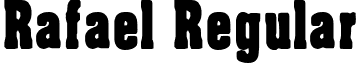 Rafael Regular font - RafaelRegular.ttf