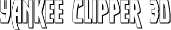 Yankee Clipper 3D font - yankclipper3d.ttf