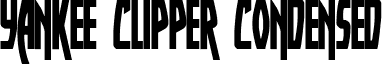 Yankee Clipper Condensed font - yankclippercond.ttf