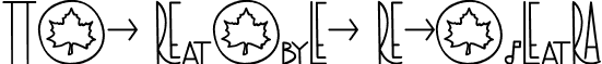 The Ramble Regular font - TheRa-SymbolsandLigatures 2.otf