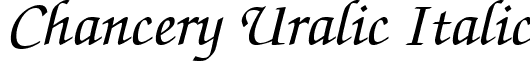 Chancery Uralic Italic font - Chancery_Uralic_Italic.ttf