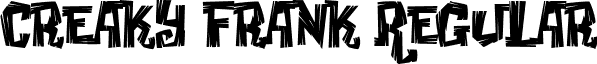 Creaky Frank Regular font - CreakyFrank.ttf