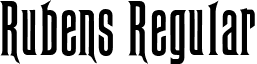Rubens Regular font - rubens-regular.ttf