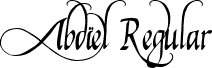Abdiel Regular font - abdiel.ttf