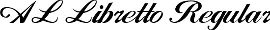 AL Libretto Regular font - allibretto.ttf