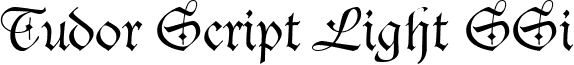 Tudor Script Light SSi font - tudorscriptlightssilight.ttf