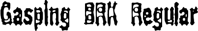 Gasping BRK Regular font - gasping.ttf