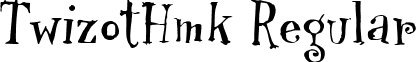 TwizotHmk Regular font - twizh___.ttf