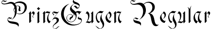 PrinzEugen Regular font - prinzeugen.ttf