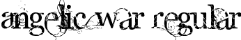 Angelic War Regular font - AngelicWar.ttf